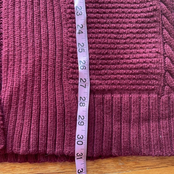 Honey Punch Burgundy Hooded Knit Cardigan Size XXL - Picture 5 of 6